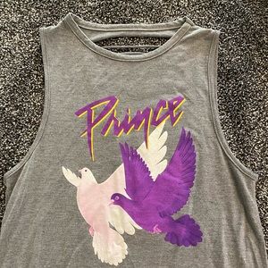 Prince When Doves Cry Distressed Graphic Tank